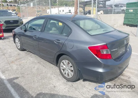 2012 Honda Civic Lx из США, поврежденный, VIN 2HGFB2F5XCH546020